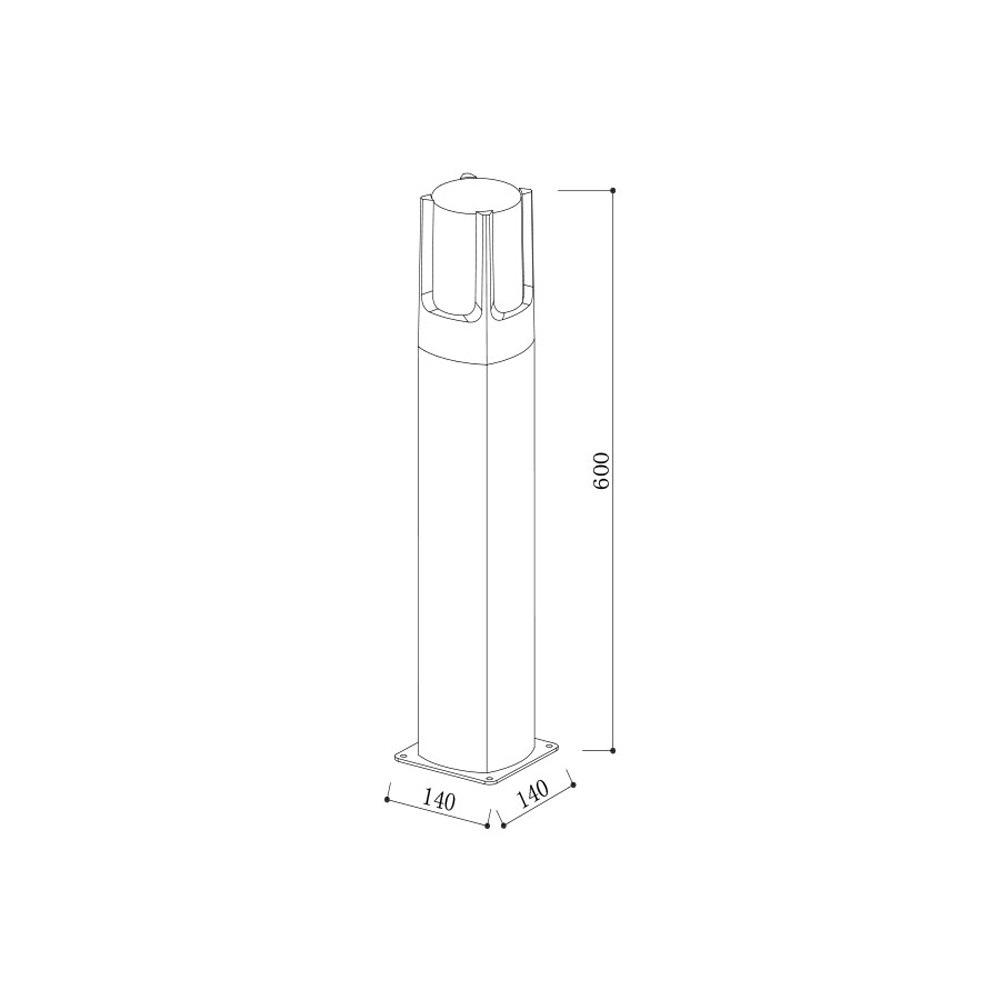 Garden Light PLX 8008-B Size