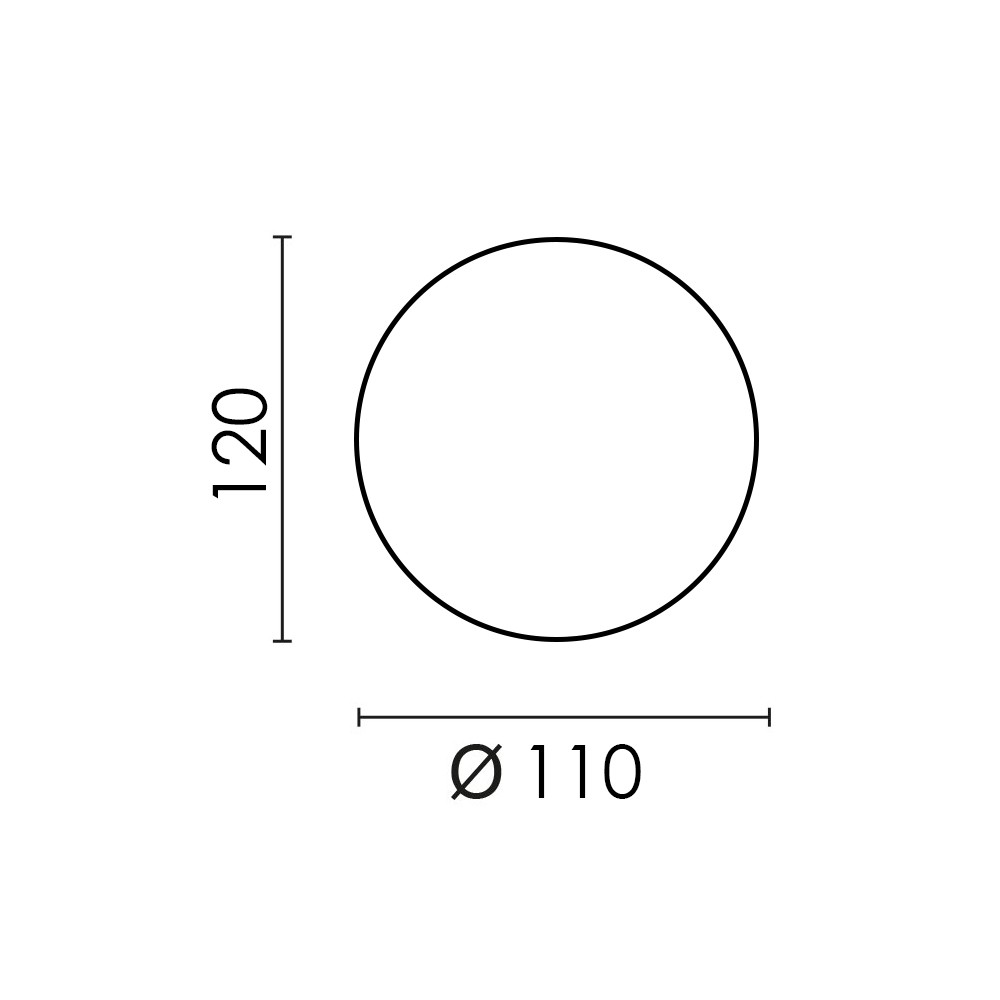 Surface Mounted 15W PLX 2022 Size