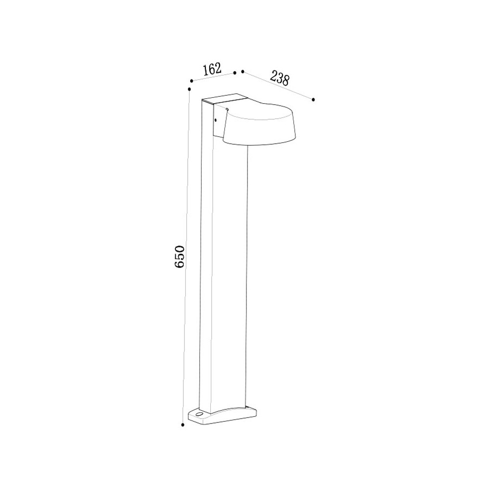 Garden Light PLX 8004-B Size