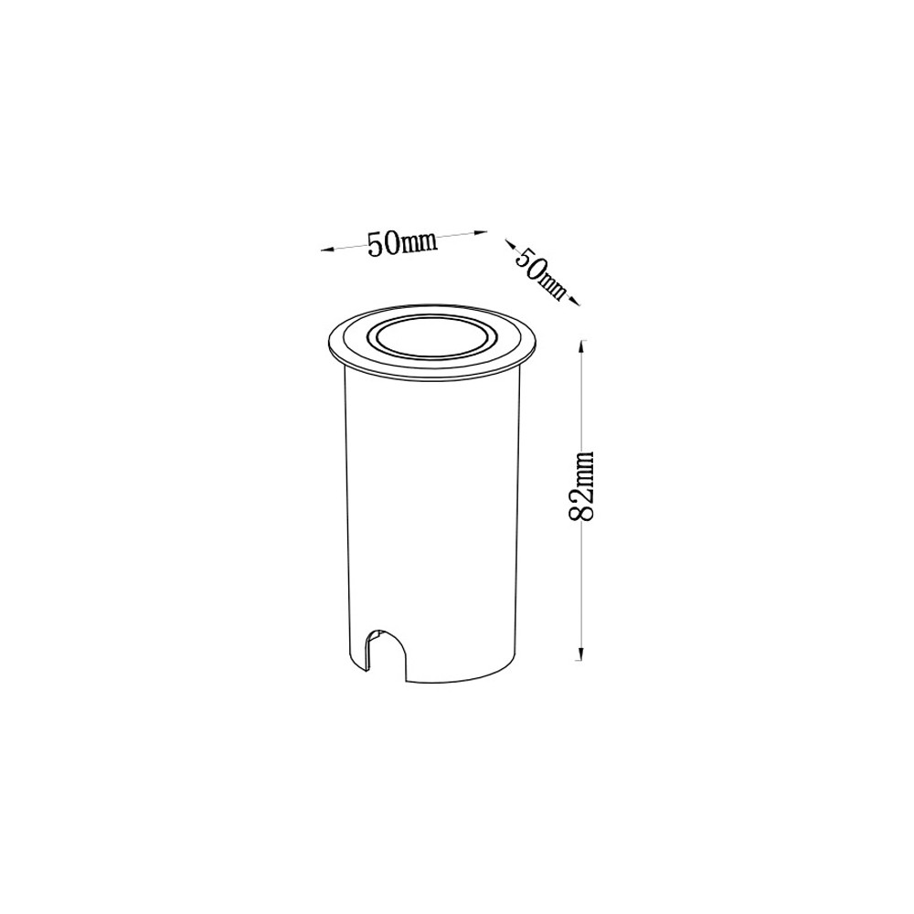 Ground Light 2W PLX 4003 Size