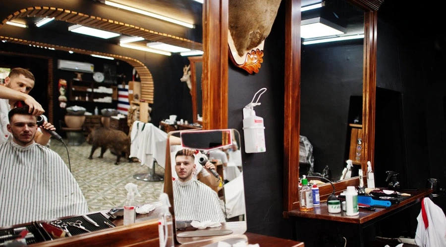 barber shop lighting