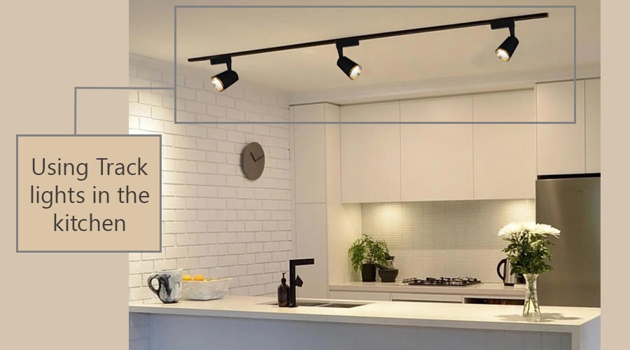 track lighting in the kitchen